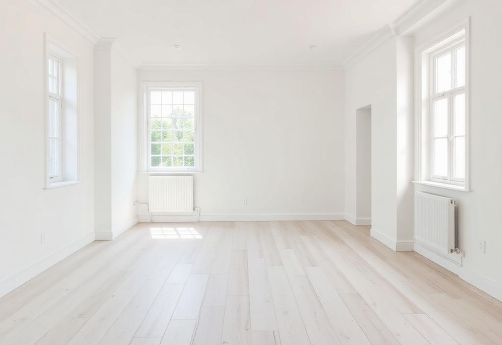Newly renovated room left dust free after an after builders clean